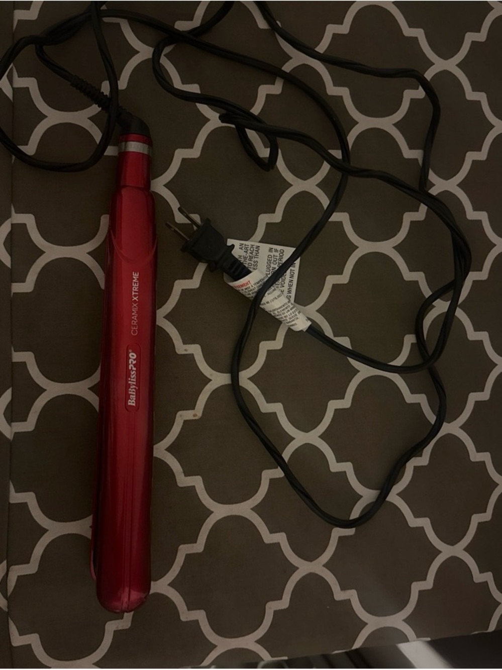 BaByliss Red Hair Straightener CeramicXtreme - Picture 3 of 4
